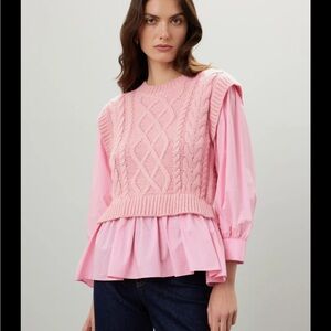 English Factory Mixed Media Sweater - Anthropologie